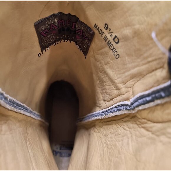 NCAA Missouri Tigers Men's Board Room Style Boots‎ NWT Embroidered Men's Sz 9.5D - Picture 10 of 12